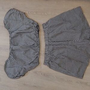 Top with bottom shorts